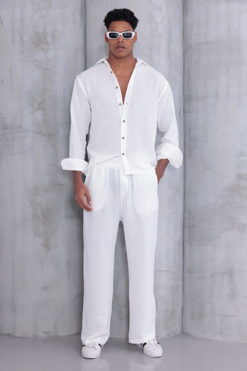 Keten Takım – Beyaz