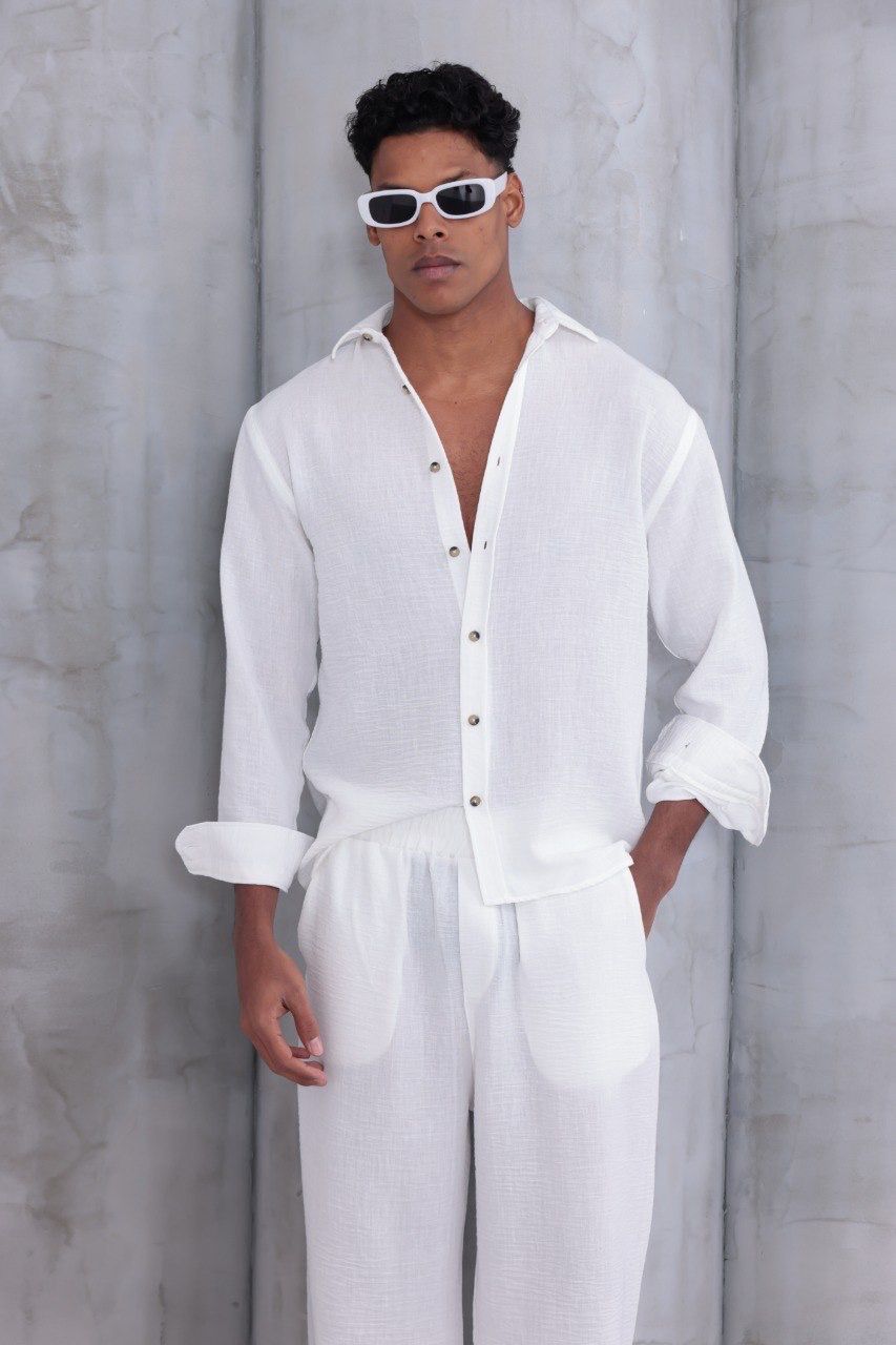 Keten Takım – Beyaz